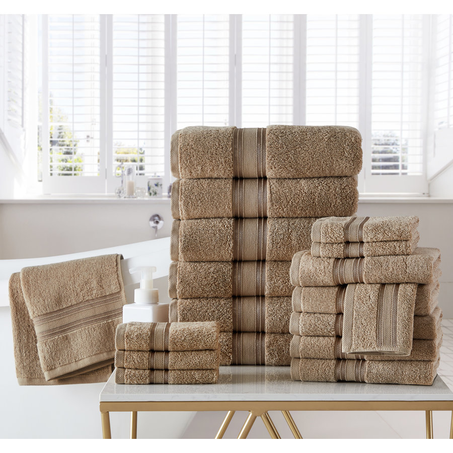 18-piece Cotton Towel Set